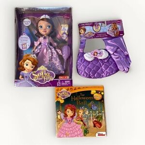 Disney Sofia the First Purple Doll Set